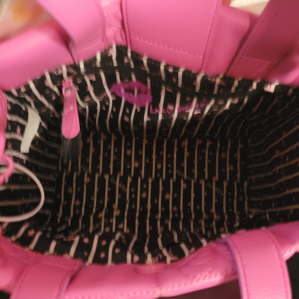 Betsey Johnson  Pink Tote Bag - Picture 11 of 11